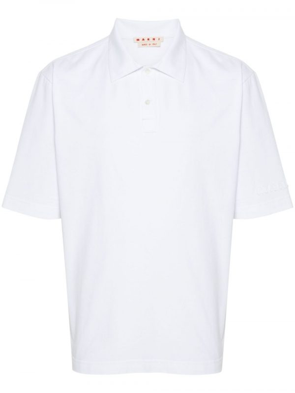 POLO IN COTONE CON LOGO