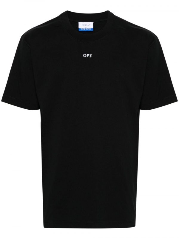 T-SHIRT OFF STAMP IN COTONE