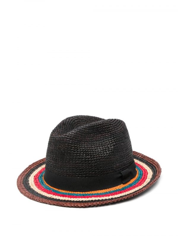 CAPPELLO SIGNATURE STRIPE IN PAGLIA