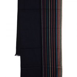 SCIARPA SIGNATURE STRIPE IN LANA SETA