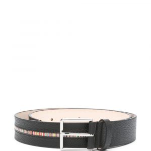 CINTURA MULTISTRIPE IN PELLE
