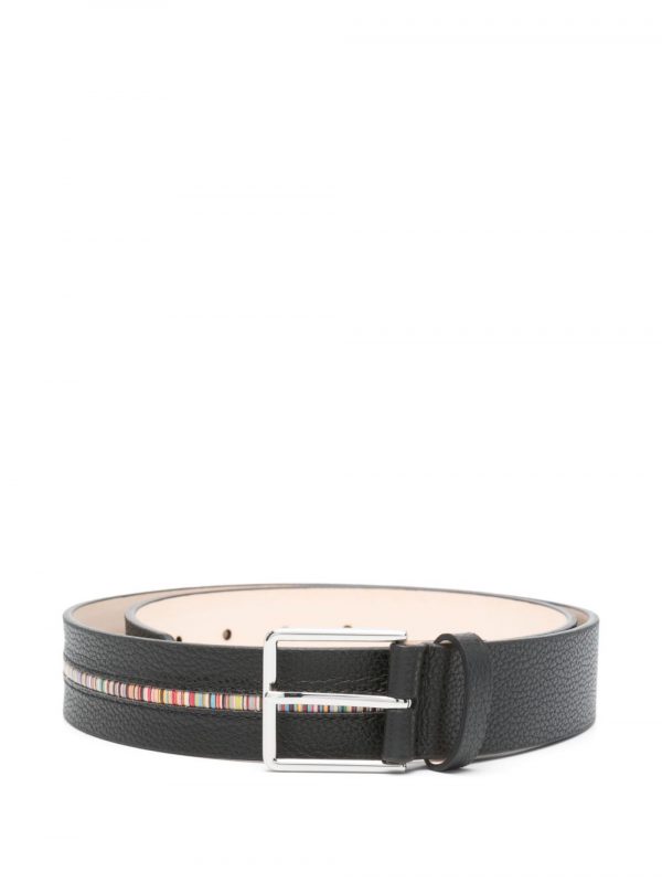 CINTURA MULTISTRIPE IN PELLE