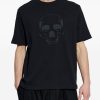 T-SHIRT SKULL IN COTONE — изображение 3