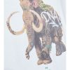 T-SHIRT GRAFFITI MAMMOTH IN COTONE — изображение 3