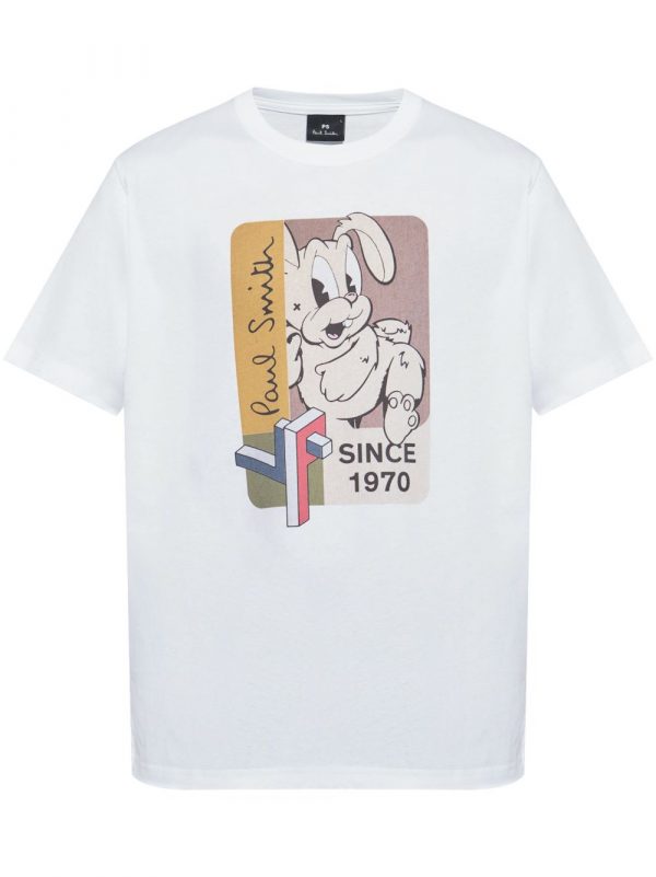 T-SHIRT 1970 BUNNY IN COTONE