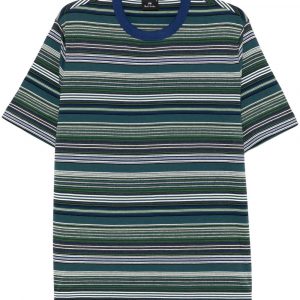 T-SHIRT RIGATA IN COTONE