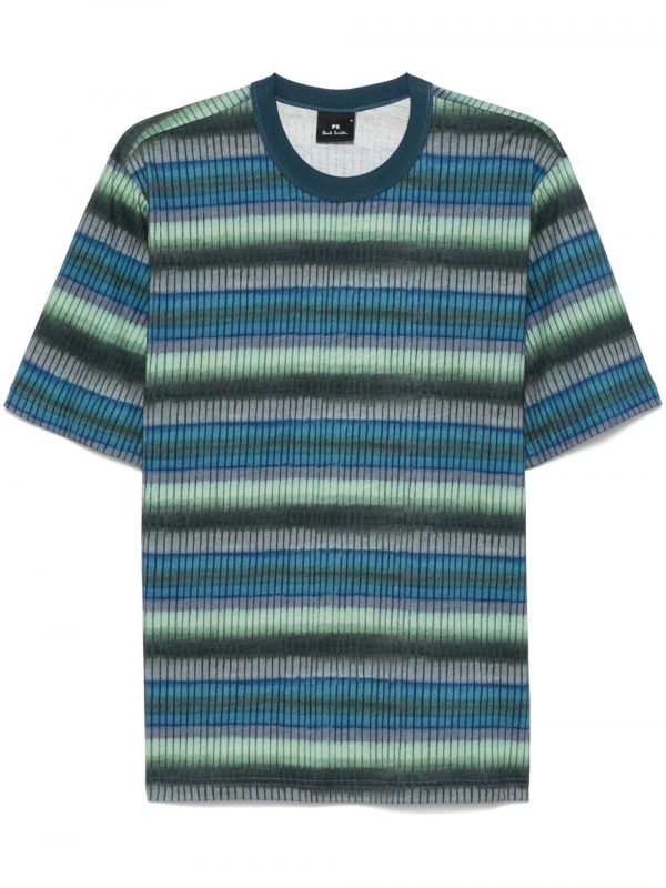 T-SHIRT RIGATA IN COTONE