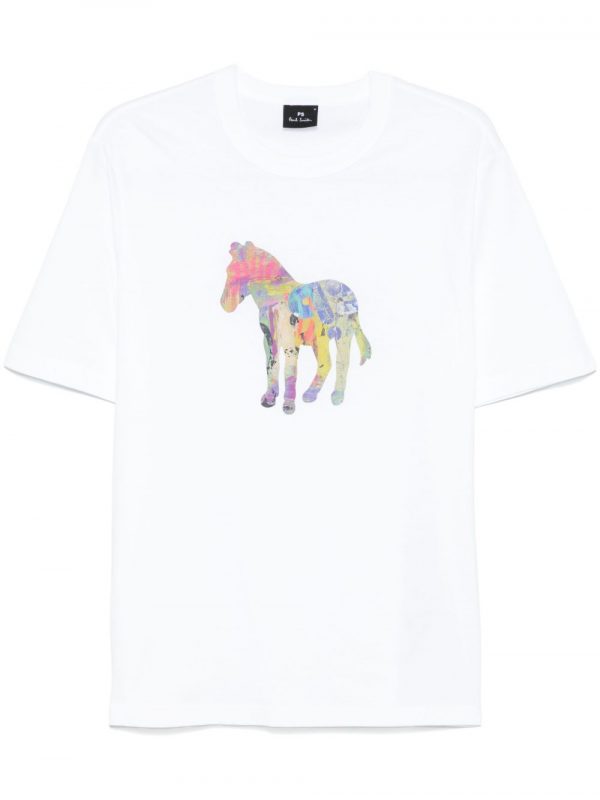 T-SHIRT ZEBRA CRAFT IN COTONE