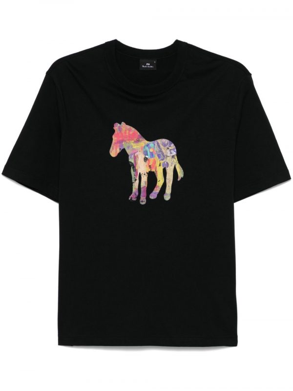 T-SHIRT ZEBRA CRAFT IN COTONE