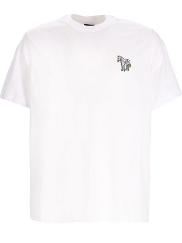 T-SHIRT IN COTONE CON LOGO ZEBRA