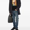 T-SHIRT SKULL SQUARE IN COTONE — изображение 5