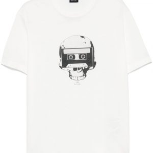 T-SHIRT TAPE SKULL IN COTONE