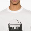 T-SHIRT TAPE SKULL IN COTONE — изображение 4