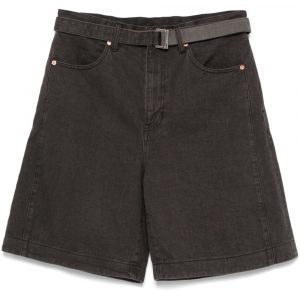 SHORTS IN DENIM CON CINTURA