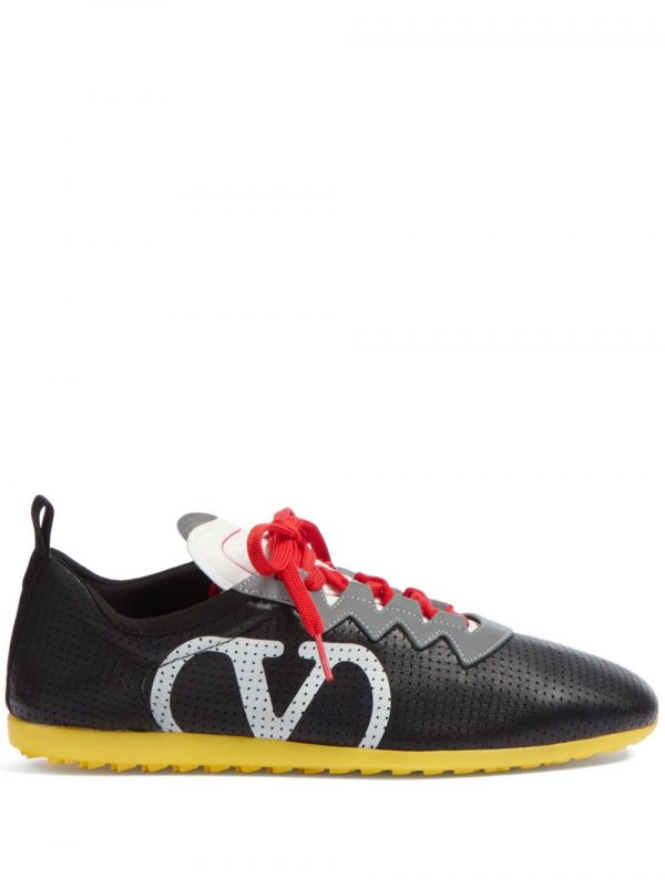 SNEAKER CHROMATHON IN PELLE