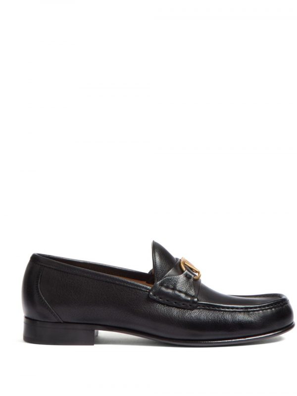 MOCASSINO VLOGO SIGNATURE IN PELLE