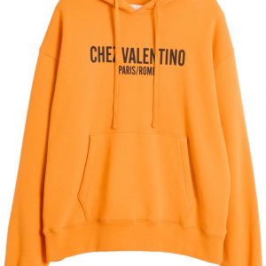 FELPA CHEZ VALENTINO IN COTONE