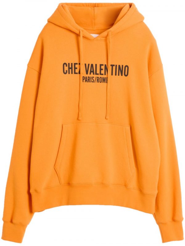 FELPA CHEZ VALENTINO IN COTONE