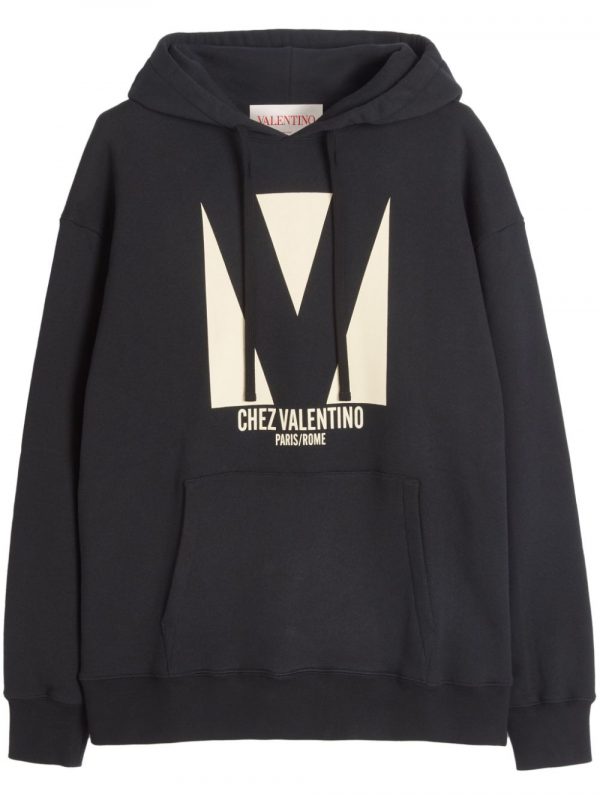 FELPA CHEZ VALENTINO IN COTONE