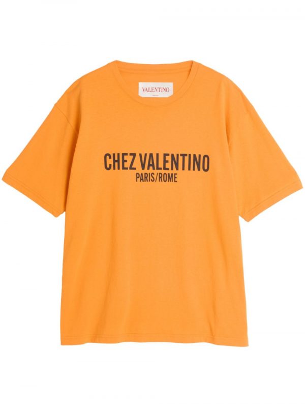 T-SHIRT CHEZ VALENTINO IN COTONE