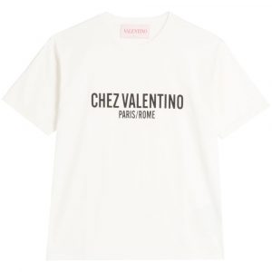 T-SHIRT CHEZ VALENTINO IN COTONE