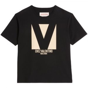 T-SHIRT CHEZ VALENTINO IN COTONE