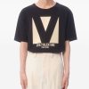 T-SHIRT CHEZ VALENTINO IN COTONE — изображение 4