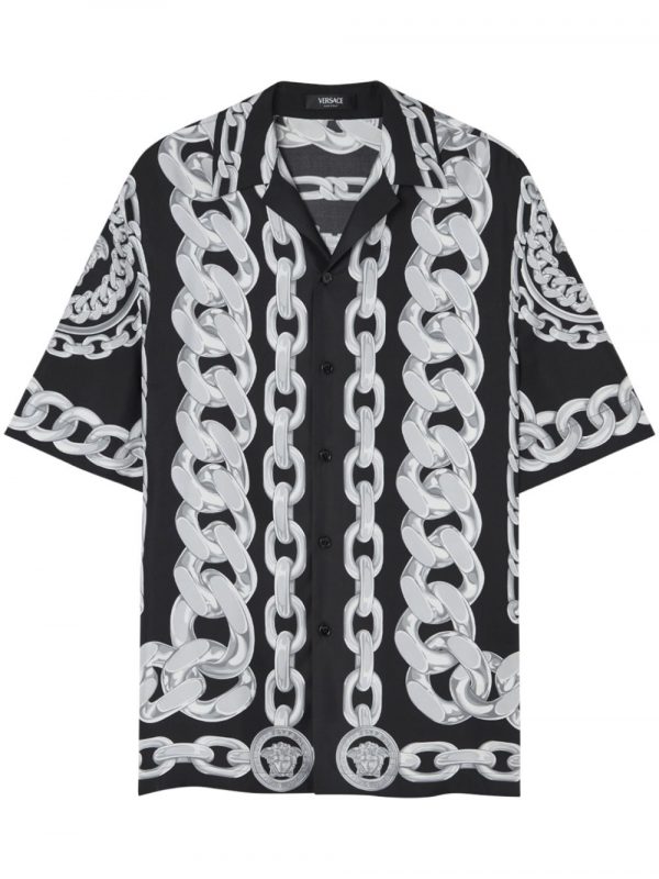 CAMICIA MEDUSA CHAIN IN SETA