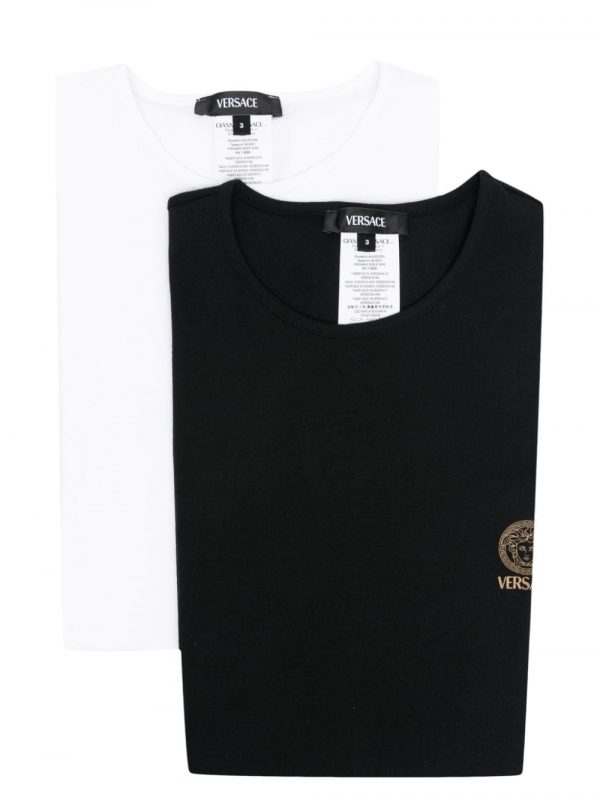 SET 2 T-SHIRT MEDUSA IN COTONE