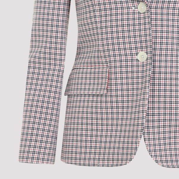 Thom Browne Small Check Cotton Jacket