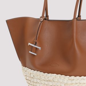 Tod`s Brown Bux Medium Shopping Tote