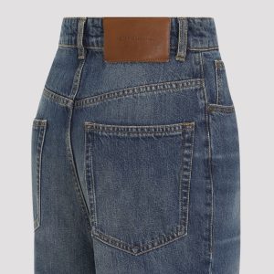 Victoria Beckham Wide Leg Kick Jeans