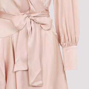 Zimmermann Wrap Silk Mini Dress