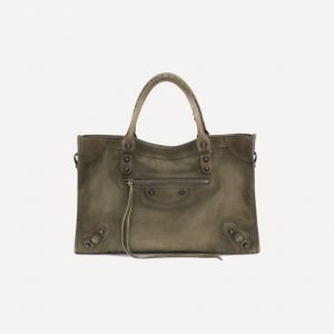 Borsa a Mano Le City media in pelle scamosciata