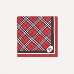 Foulard in seta check