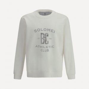 Felpa con maxi stampa