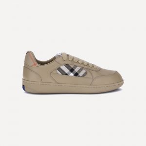 Sneakers Terrace in pelle e Check