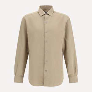 Camicia in cotone e lino