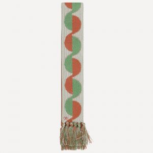 Sciarpa con motivo geometrico