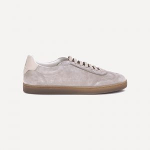 Sneakers in pelle scamosciata