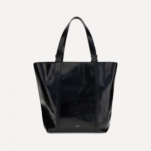 Borsa Tote in pelle lucida