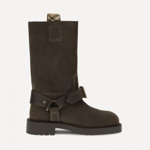 Stivaletti Saddle in pelle scamosciata