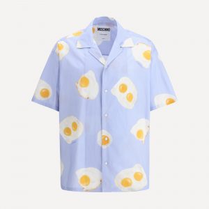 Camicia stampata a maniche corte