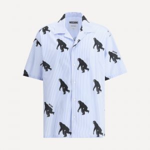 Camicia stampata a maniche corte