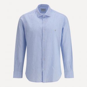 Camicia in cotone e lino