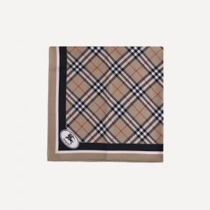 Foulard in seta Check