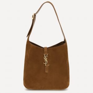 Borsa a Spalla Le 5 à 7 in pelle scamosciata