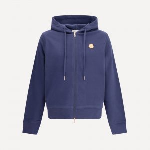 Felpa con Cappuccio e zip in cotone Moncler x Gilga Farm di Donald Glover