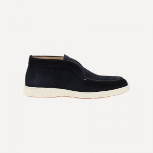 Mocassini in pelle scamosciata