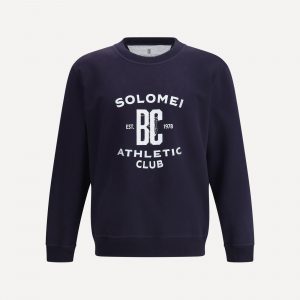 Felpa con maxi stampa